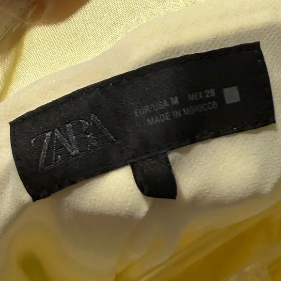 ZARA YELLOW DRESS - Picture 6 of 6